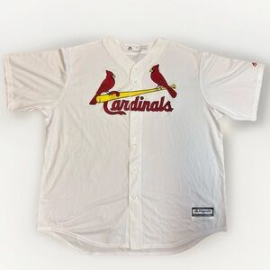 St. Louis Cardinals MLB Official Majestic Cool Base Jersey Men’s XXL #5622